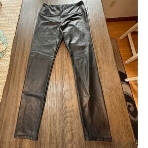 Bagatelle Collection Faux Leather Leggings Pants Black Size M